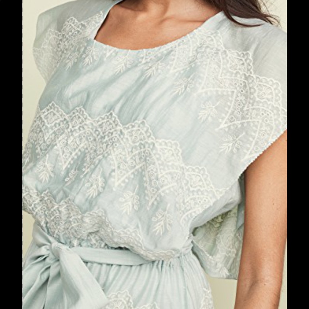 Love Sam Anthropologie Mint Green Maxi Dress - Picture 5 of 14